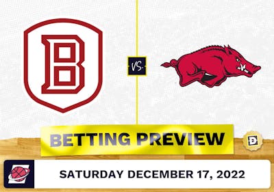 Bradley vs. Arkansas CBB Prediction and Odds - Dec 17, 2022