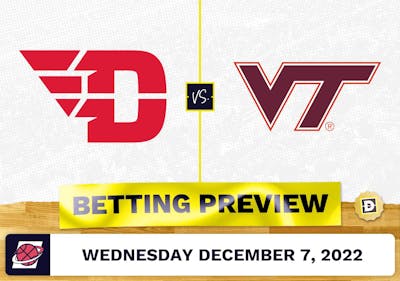 Dayton vs. Virginia Tech CBB Prediction and Odds - Dec 7, 2022