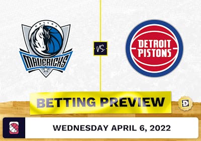 Mavericks vs. Pistons Prediction and Odds - Apr 6, 2022