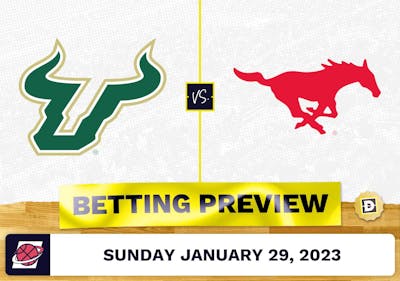 South Florida vs. SMU CBB Prediction and Odds - Jan 29, 2023