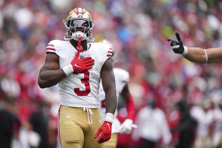 NFL best bet is Brian Robinson in Week 5 player props from 49ers vs. Rams.