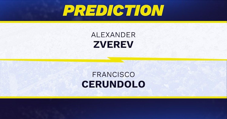 Alexander Zverev vs Francisco Cerundolo Tennis Prediction.