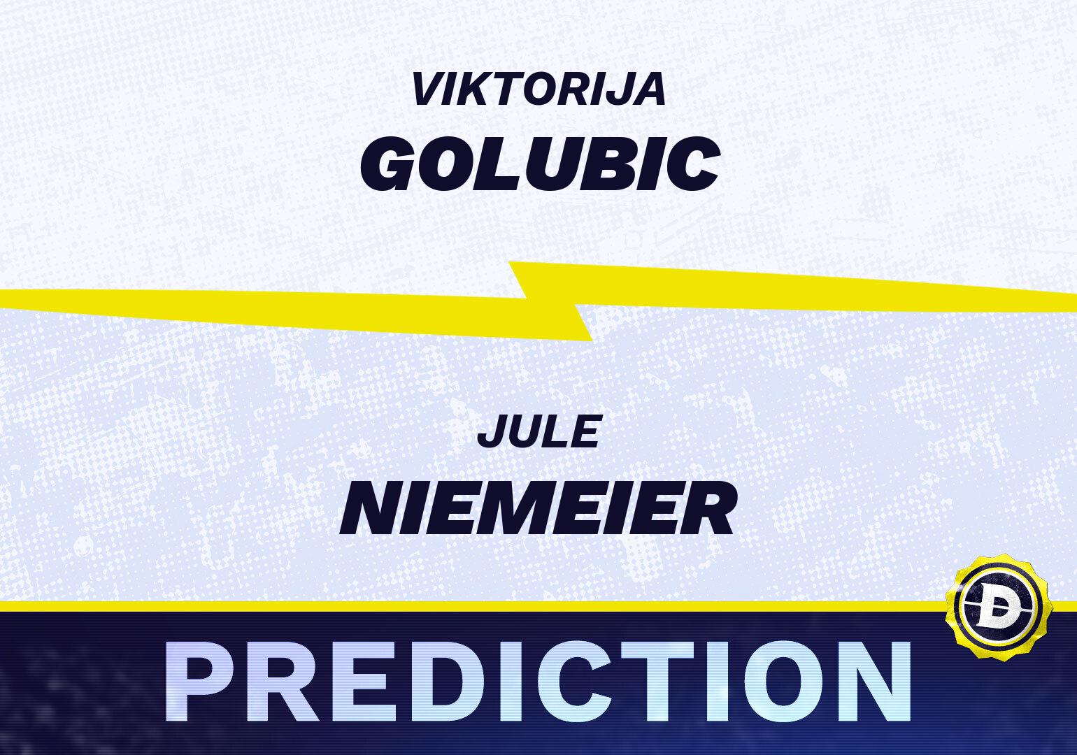 Viktorija Golubic vs. Jule Niemeier Prediction, Odds, Picks for Wimbledon 2024