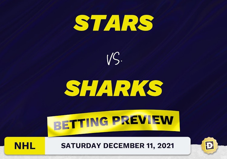 Stars vs. Sharks Predictions and Odds - Dec 11, 2021