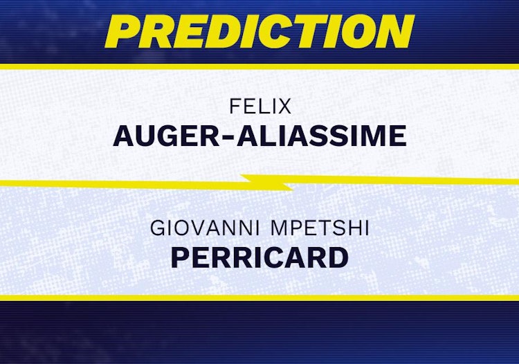 Felix Auger-Aliassime vs Giovanni Mpetshi Perricard Tennis Prediction.