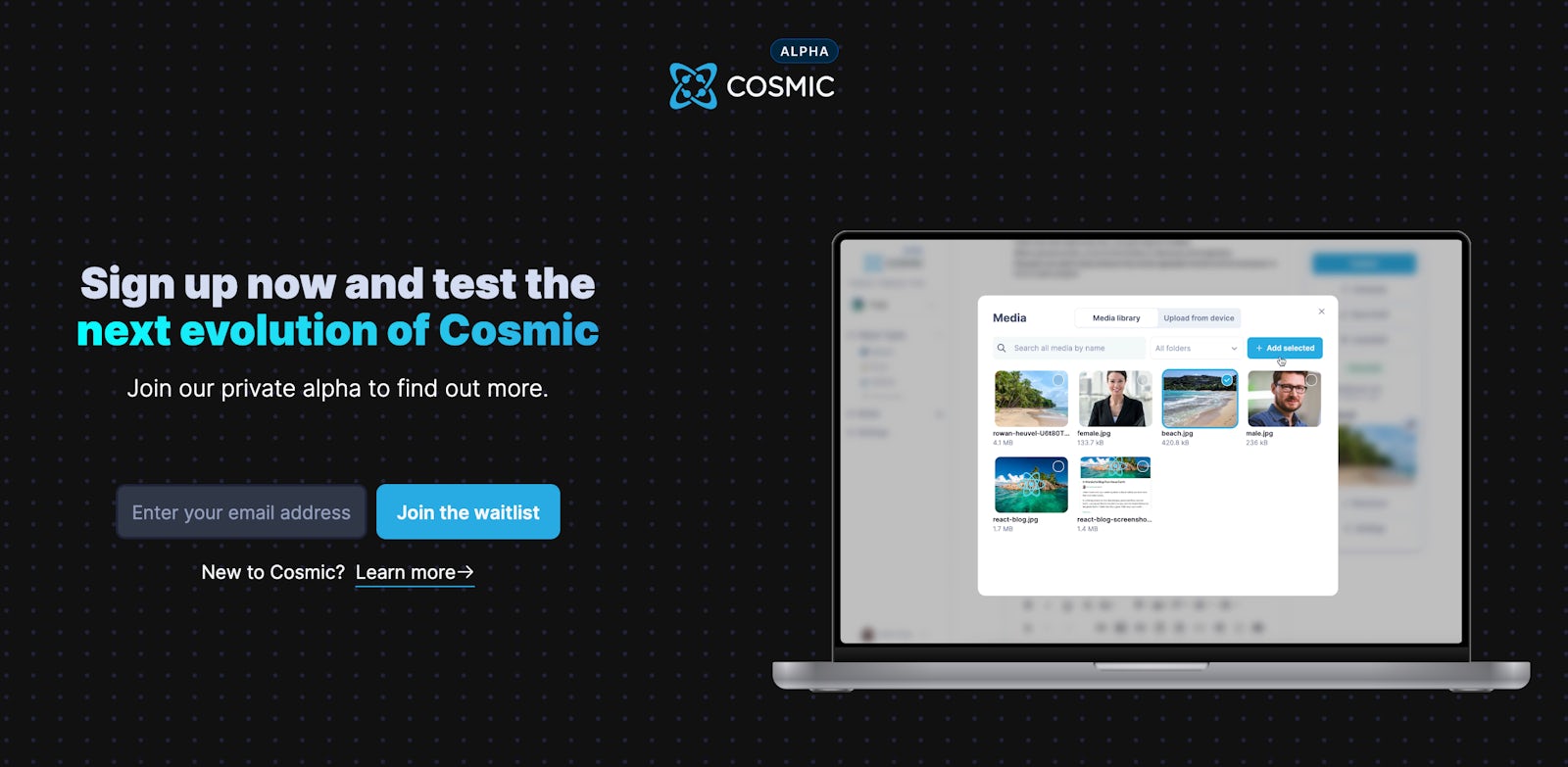 New Dashboard Alpha Release - cover image