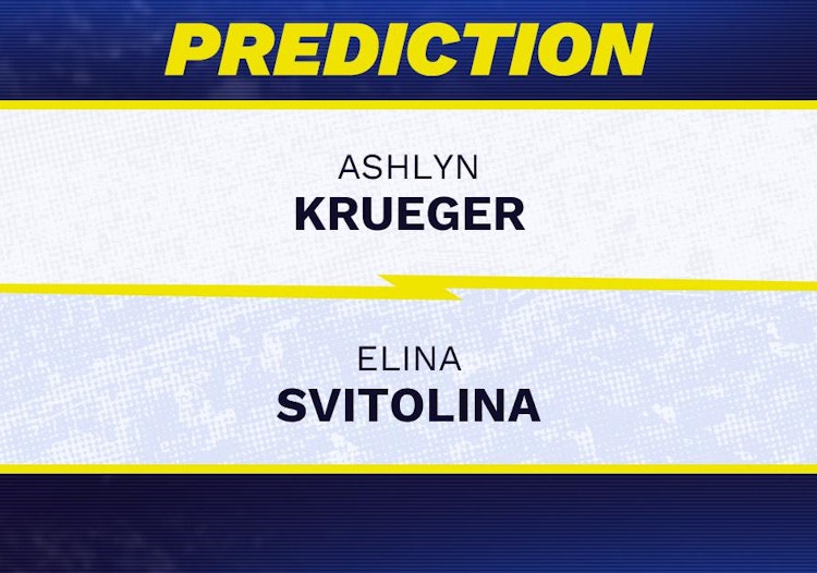 Ashlyn Krueger vs Elina Svitolina Tennis Prediction.