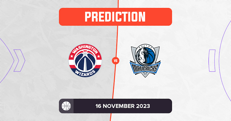 Wizards vs Mavericks Prediction and NBA Tips - 16 November 2023