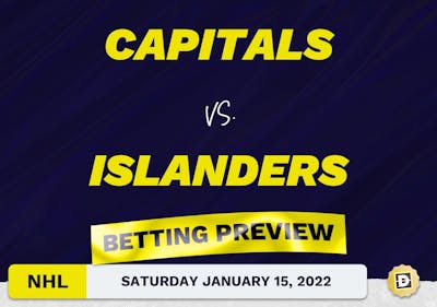 Capitals vs. Islanders Predictions and Odds - Jan 15, 2022