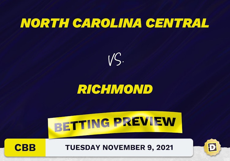 North Carolina Central vs. Richmond CBB Predictions and Odds - Nov 9, 2021