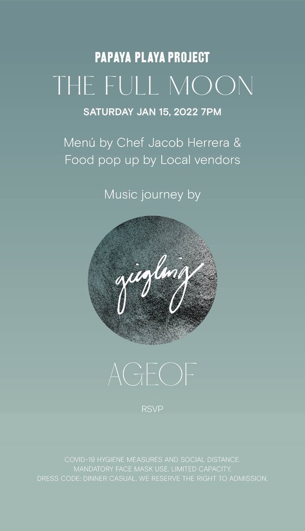 Full Moon Giegling, Papaya Playa TULUM PARTY