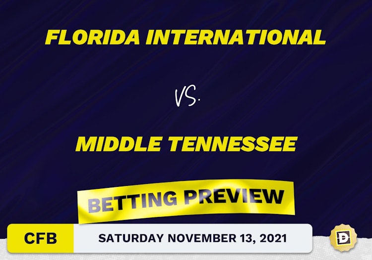 Florida International vs. Middle Tennessee CFB Predictions and Odds - Nov 13, 2021