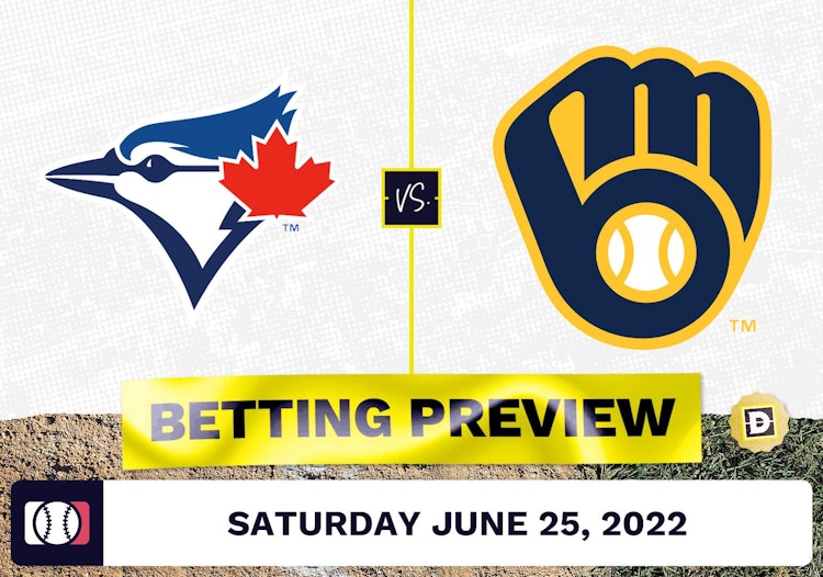 Blue Jays vs. Brewers Prediction and Odds - Jun 25, 2022
