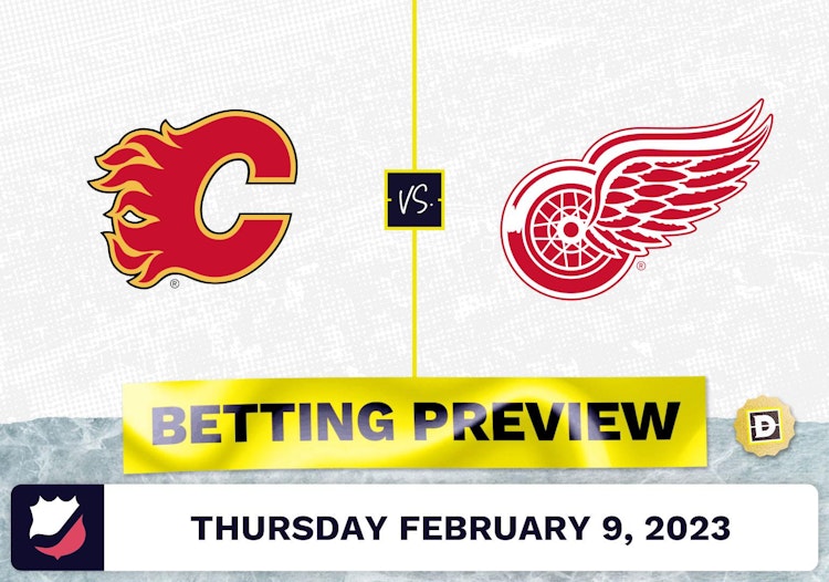 Flames vs. Red Wings Prediction and Odds - Feb 9, 2023