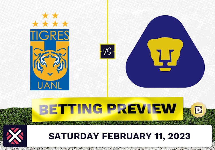 Tigres UANL vs. Pumas UNAM Prediction and Odds - Feb 11, 2023