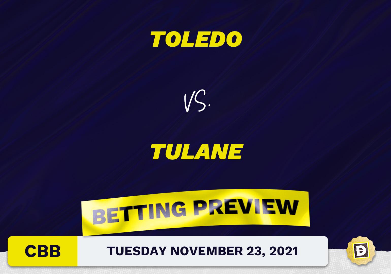 Toledo vs. Tulane CBB Predictions and Odds - Nov 23, 2021