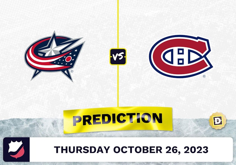 Blue Jackets vs. Canadiens Prediction and Odds - October 26, 2023