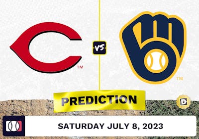 Reds vs. Brewers Prediction for MLB Saturday [7/8/2023]
