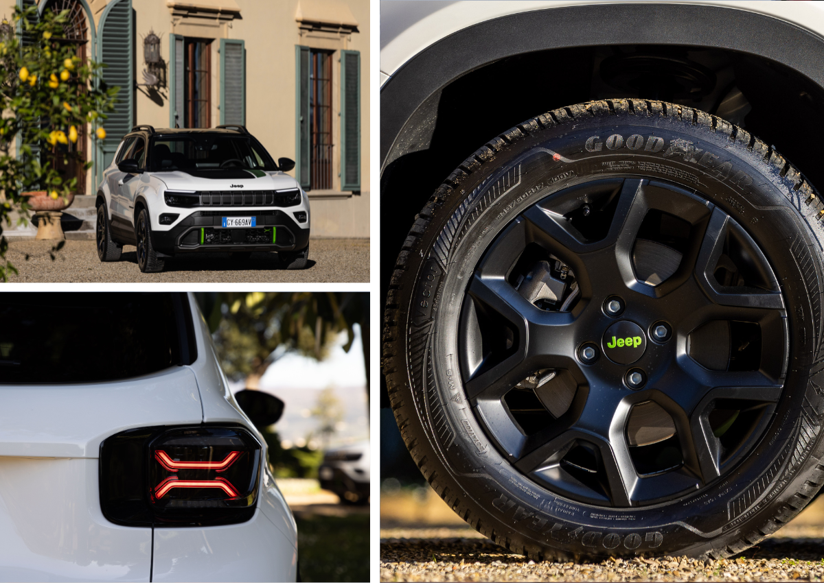 Das Exterieur des Jeep Avenger.