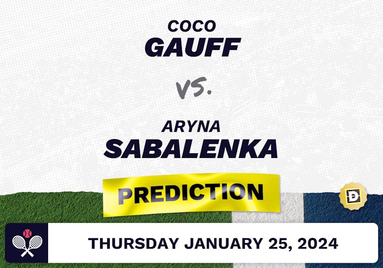 Coco Gauff vs. Aryna Sabalenka Prediction, Odds, Picks for Australian Open 2024