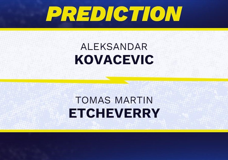 Aleksandar Kovacevic vs Tomas Etcheverry Tennis Prediction.