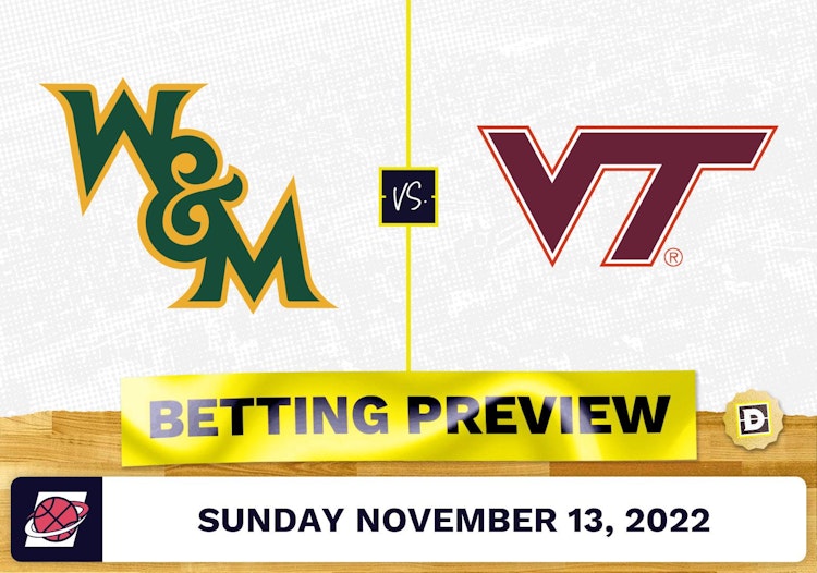 William & Mary vs. Virginia Tech CBB Prediction and Odds - Nov 13, 2022