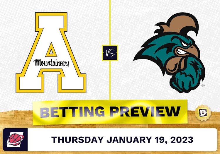 Appalachian State vs. Coastal Carolina CBB Prediction and Odds - Jan 19, 2023