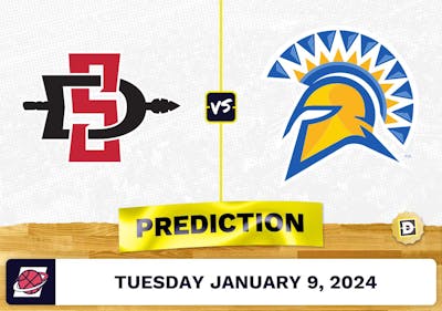 San Diego State vs. San Jose State Prediction, Odds, College Basketball Picks  [1/9/2024]