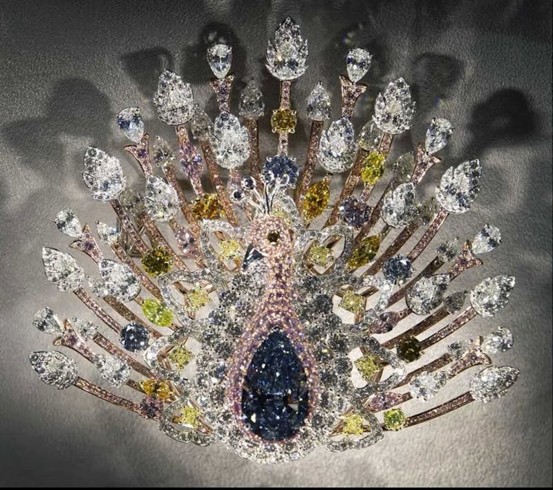 The Peacock Brooch by Graff Diamonds