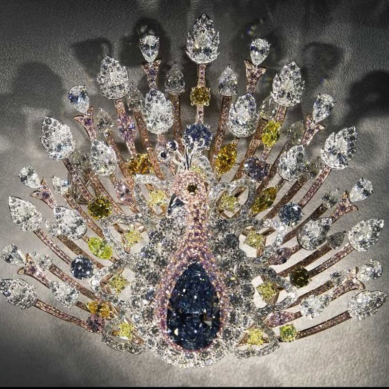 The Peacock Brooch by Graff Diamonds