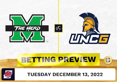 Marshall vs. UNC Greensboro CBB Prediction and Odds - Dec 13, 2022