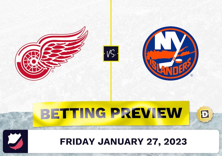 Red Wings vs. Islanders Prediction and Odds - Jan 27, 2023