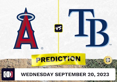 Angels vs. Rays Prediction for MLB Wednesday [9/20/2023]