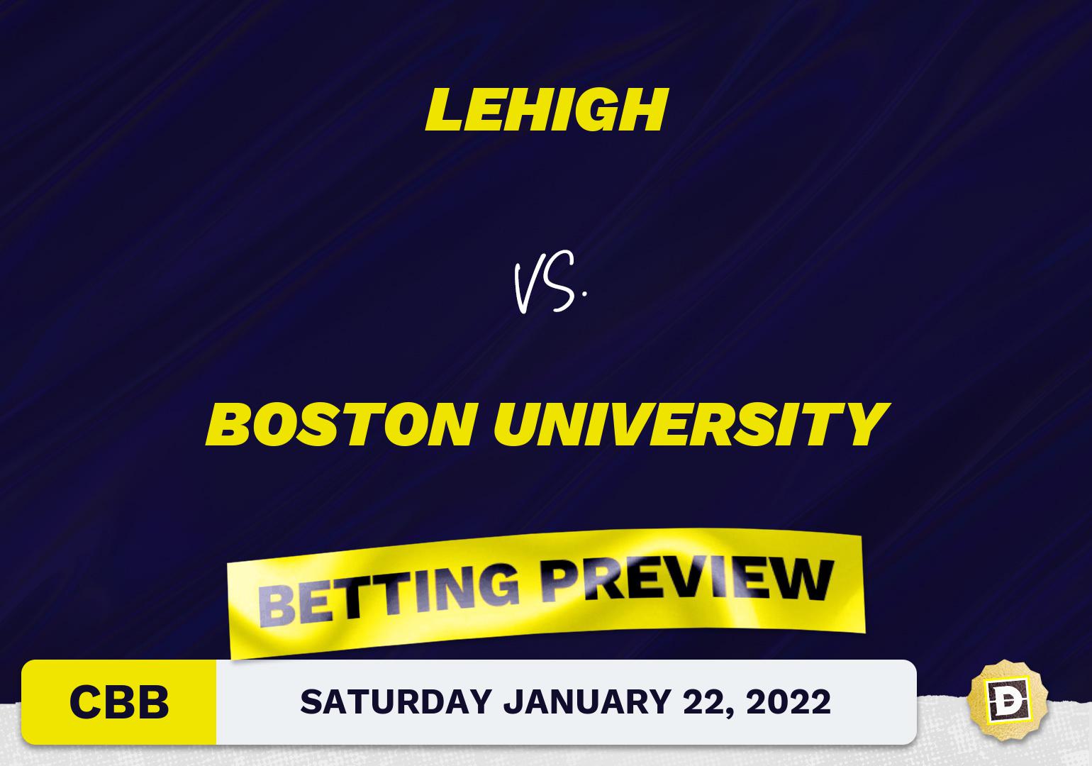 Lehigh vs. Boston University CBB Predictions and Odds - Jan 22, 2022