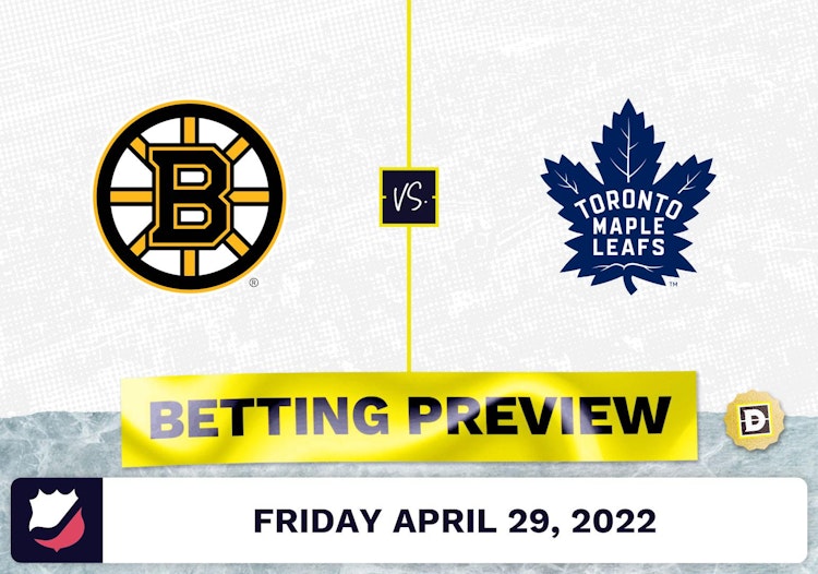 Bruins vs. Maple Leafs Prediction and Odds - Apr 29, 2022