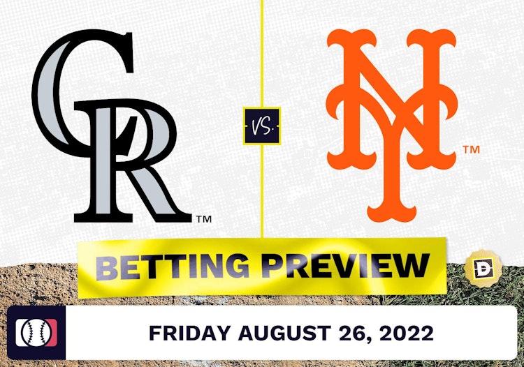 Rockies vs. Mets Prediction and Odds - Aug 26, 2022