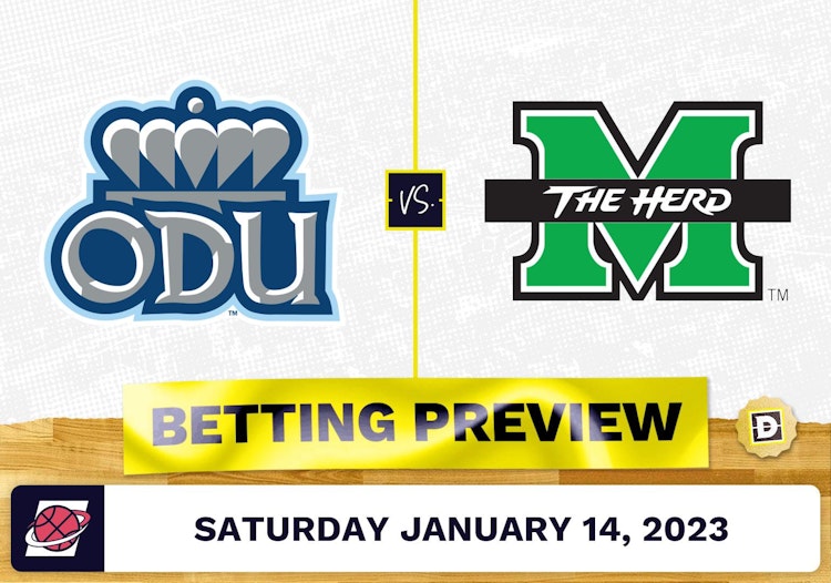 Old Dominion vs. Marshall CBB Prediction and Odds - Jan 14, 2023