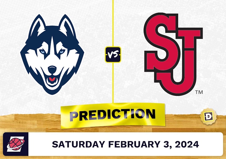 Connecticut vs. St. John's Prediction, Odds, College Basketball Picks [2/3/2024]