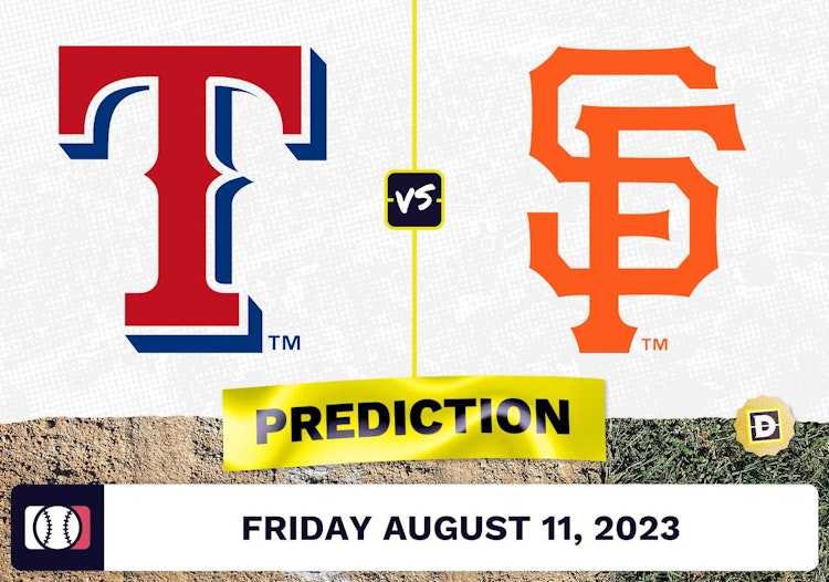 Rangers vs. Giants Prediction for MLB Friday [8/11/2023]