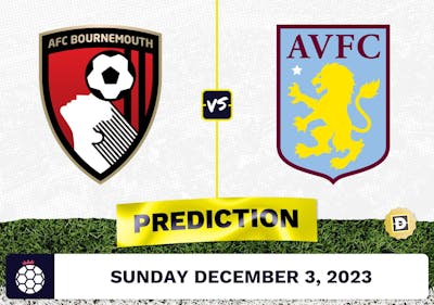 Bournemouth vs. Aston Villa Prediction and Odds - December 3, 2023