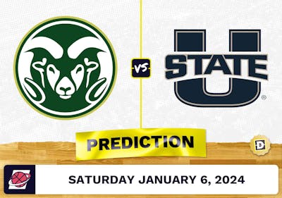 Colorado State vs. Utah State Prediction, Odds, College Basketball Picks  [1/6/2024]