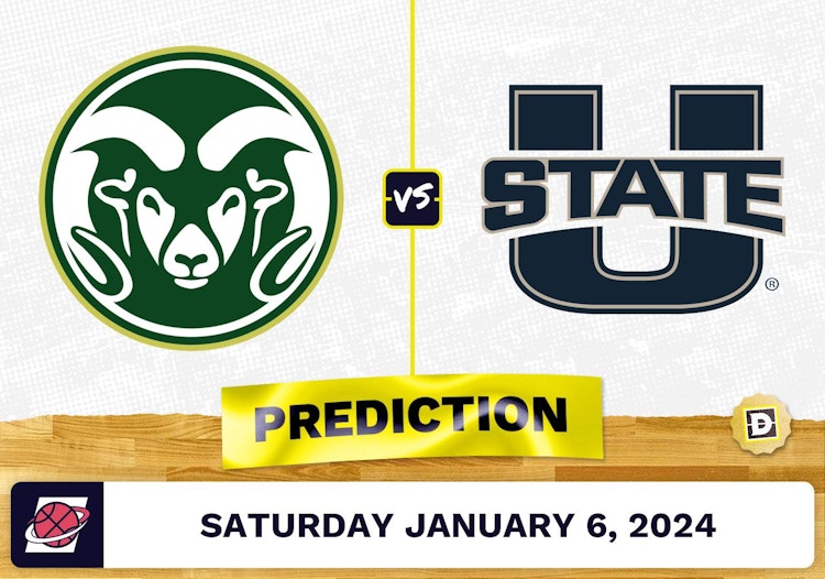 Colorado State vs. Utah State Prediction, Odds, College Basketball Picks  [1/6/2024]