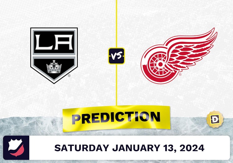 Los Angeles Kings vs. Detroit Red Wings Prediction, Odds, NHL Picks [1/13/2024]