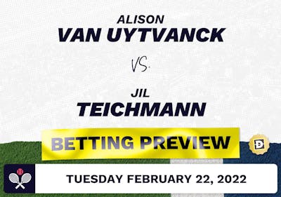 Alison van Uytvanck vs. Jil Teichmann Predictions - Feb 22, 2022