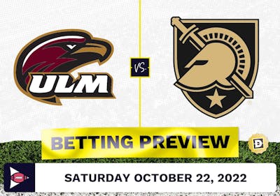 Louisiana-Monroe vs. Army CFB Prediction and Odds - Oct 22, 2022