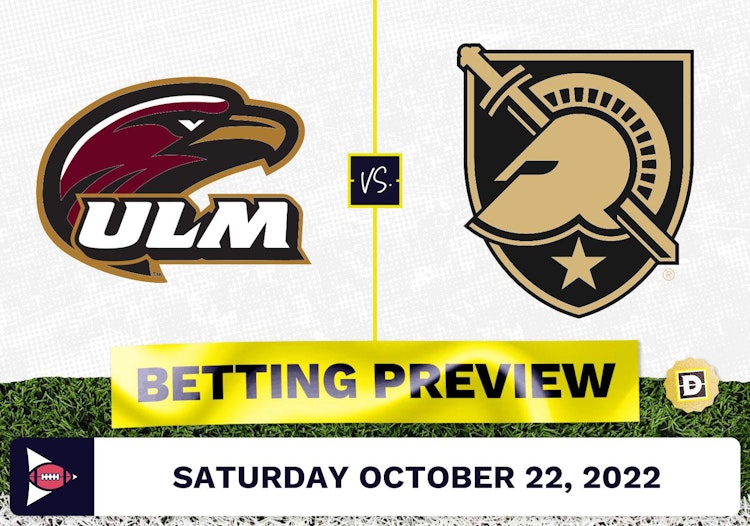 Louisiana-Monroe vs. Army CFB Prediction and Odds - Oct 22, 2022