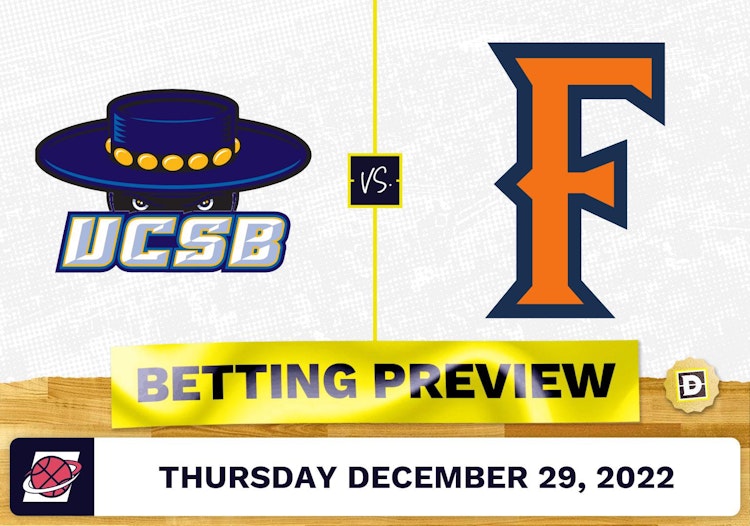 UC Santa Barbara vs. Cal State Fullerton CBB Prediction and Odds - Dec 29, 2022