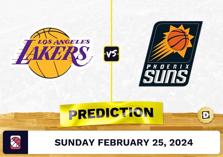 Los Angeles Lakers vs. Phoenix Suns Prediction, Odds, NBA Picks [2/25/2024]