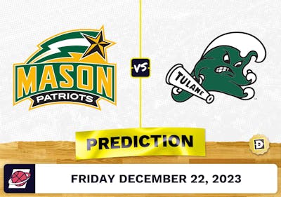 George Mason vs. Tulane Prediction, Odds, College Basketball Picks  [12/22/2023]