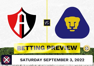 Atlas vs. Pumas UNAM Prediction and Odds - Sep 3, 2022